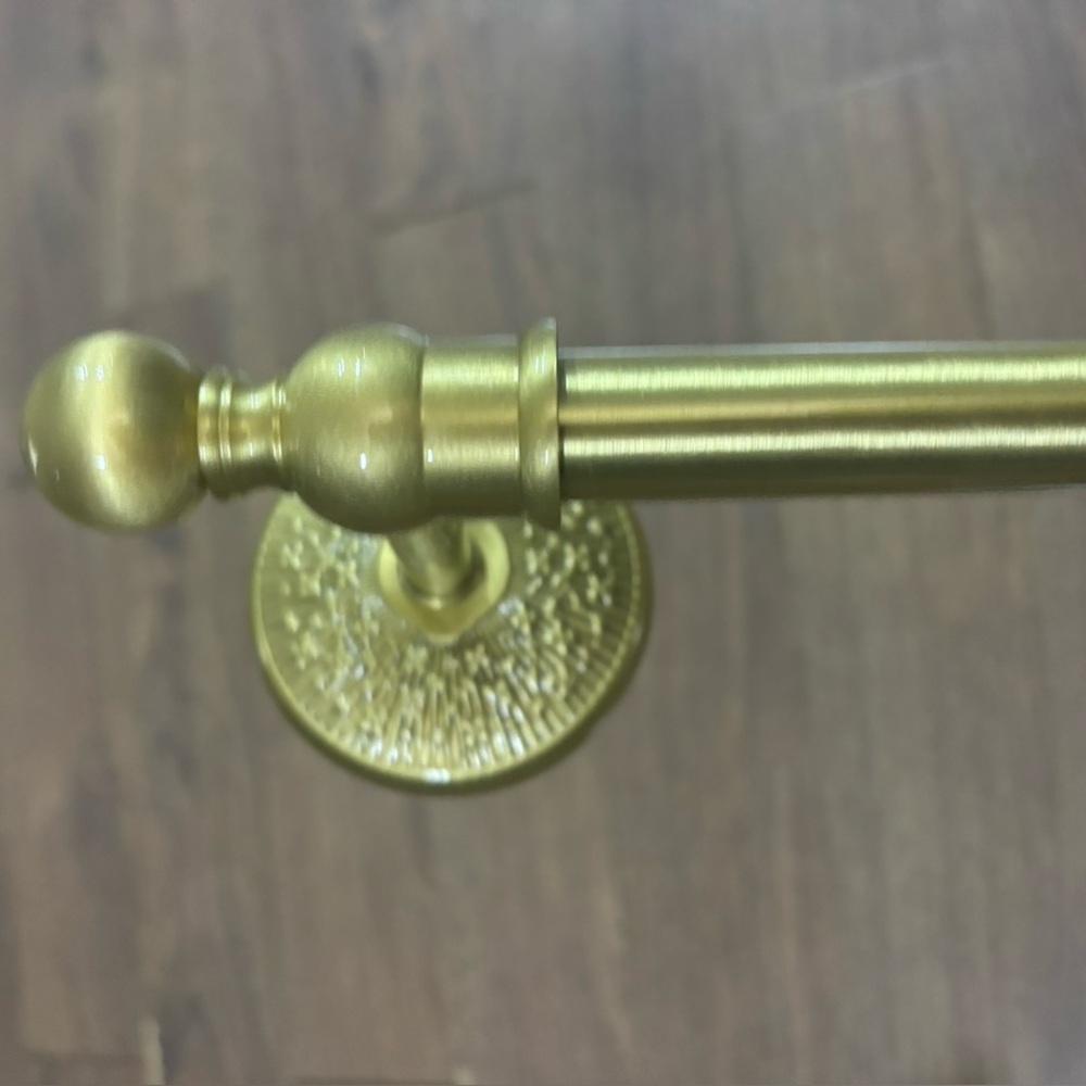 Allied Brass Monte Carlo 24-in Bar, Satin Brass Wall mount Single Towel Bar, NEW